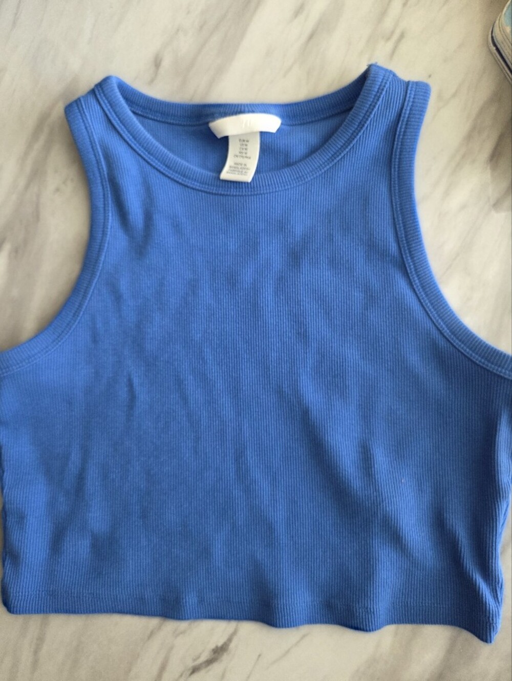 5 For 25💥H&M Royal Blue Ribbed Crew Tank